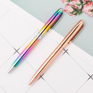 High grade metal pen quality rotating ballpoint pen school writing off_1